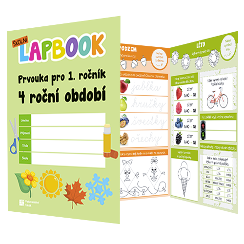 Školní lapbook - Prvouka: 4 roční období - pro 1. ročník ZŠ