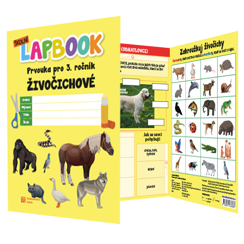 Školní lapbook - Prvouka: Živočichové - pro 3. ročník ZŠ